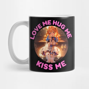 Anime Girl Love Me Beautiful Woman Anime Cosplay Mug